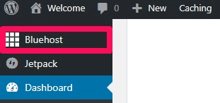 Bluehost-WordPress-dashboard-control-panel