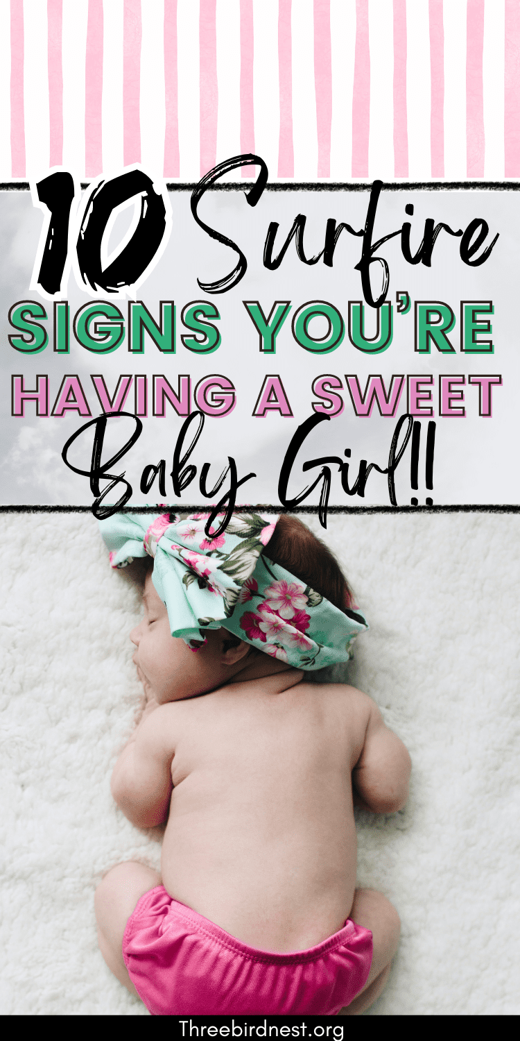 Signs you're having a baby girl