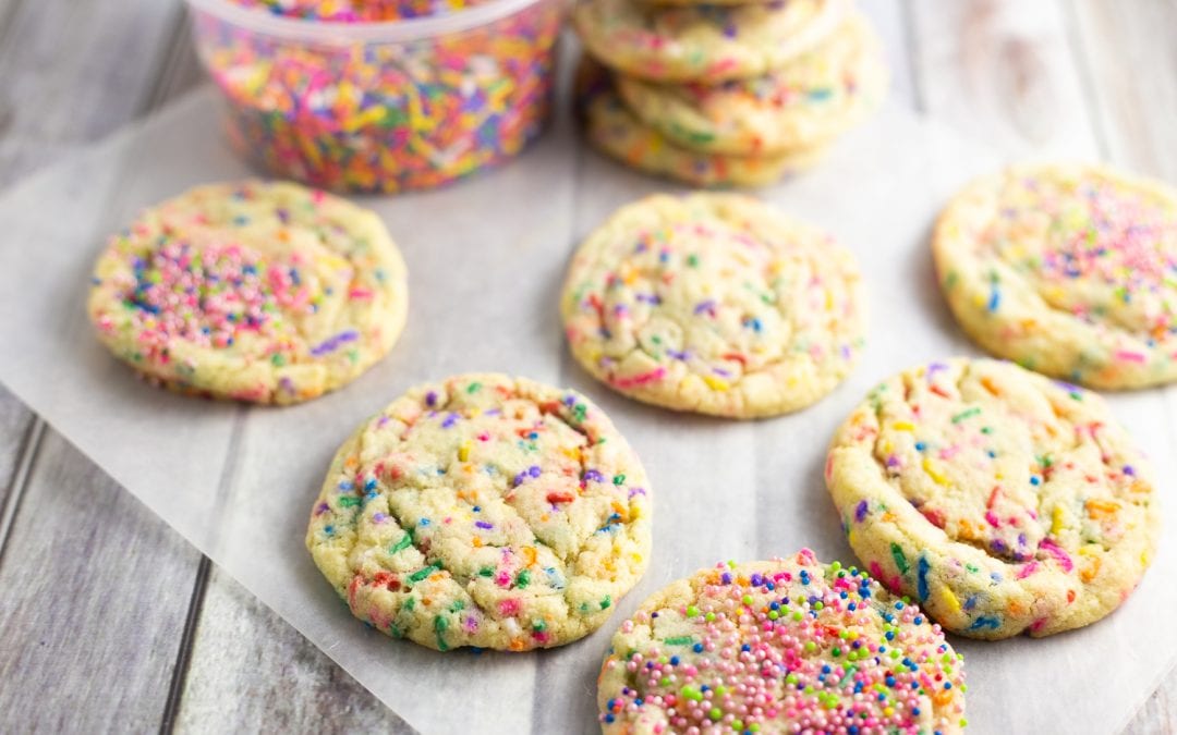 Funfetti Cookies For Birthdays Or Any time