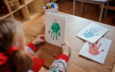 6 Hand Print Christmas Crafts For Kids To Make