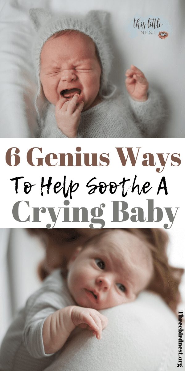 How to soothe a crying baby