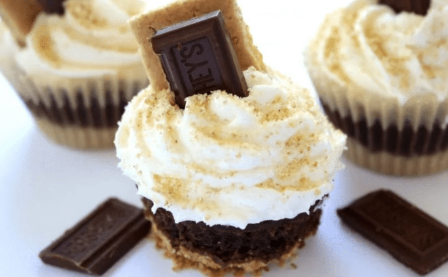 Hershey S’mores Cupcakes Made Easy