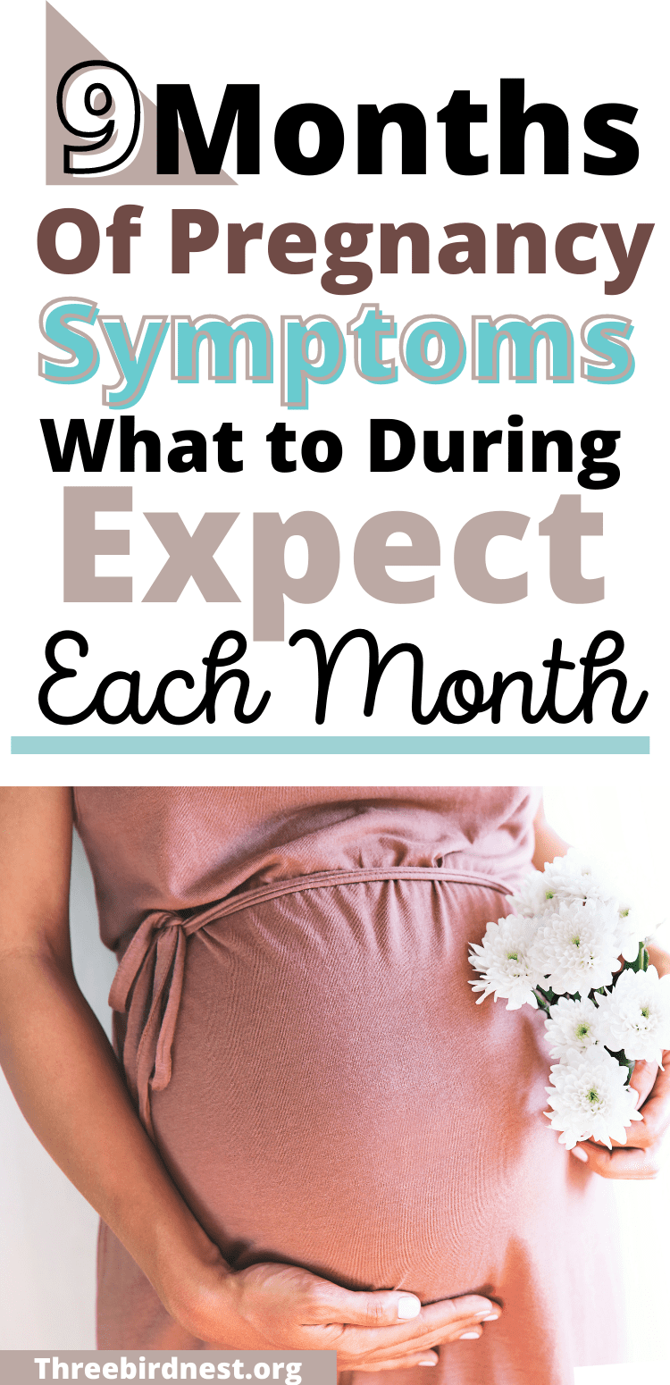 pregnancy symptoms for 9 months