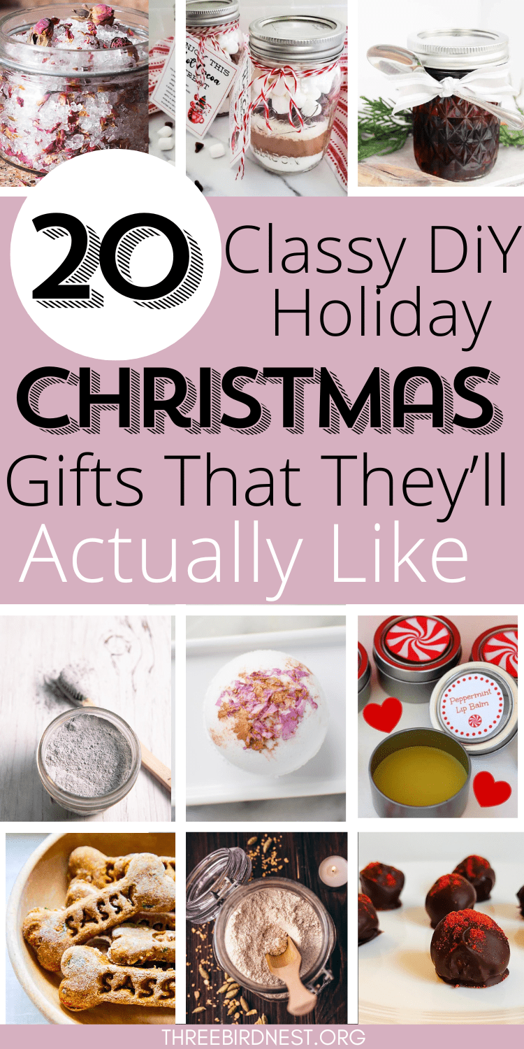 20 Classy DIY Christmas Gifts- Unique Christmas Gift Ideas They'll Really Love