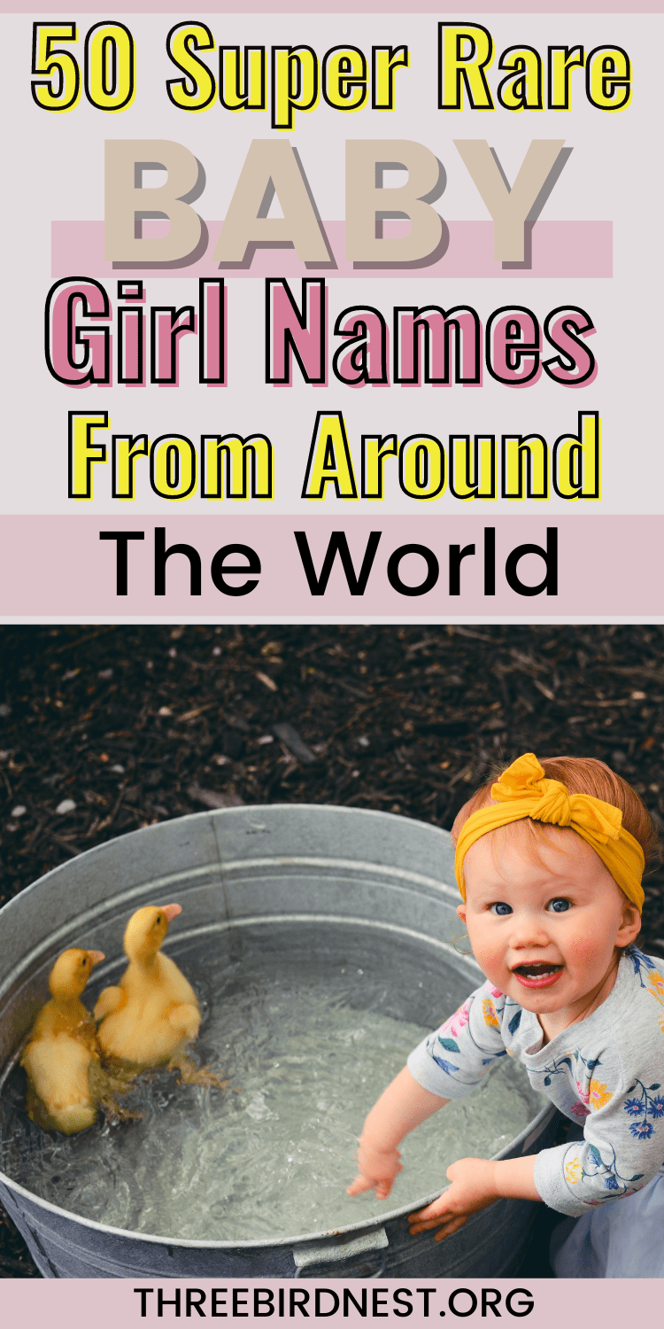 50 Rare baby girl name from around the world.