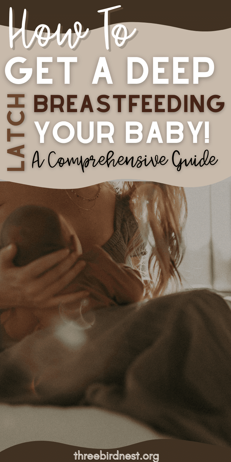 How to get a deep latch- breastfeeding your baby