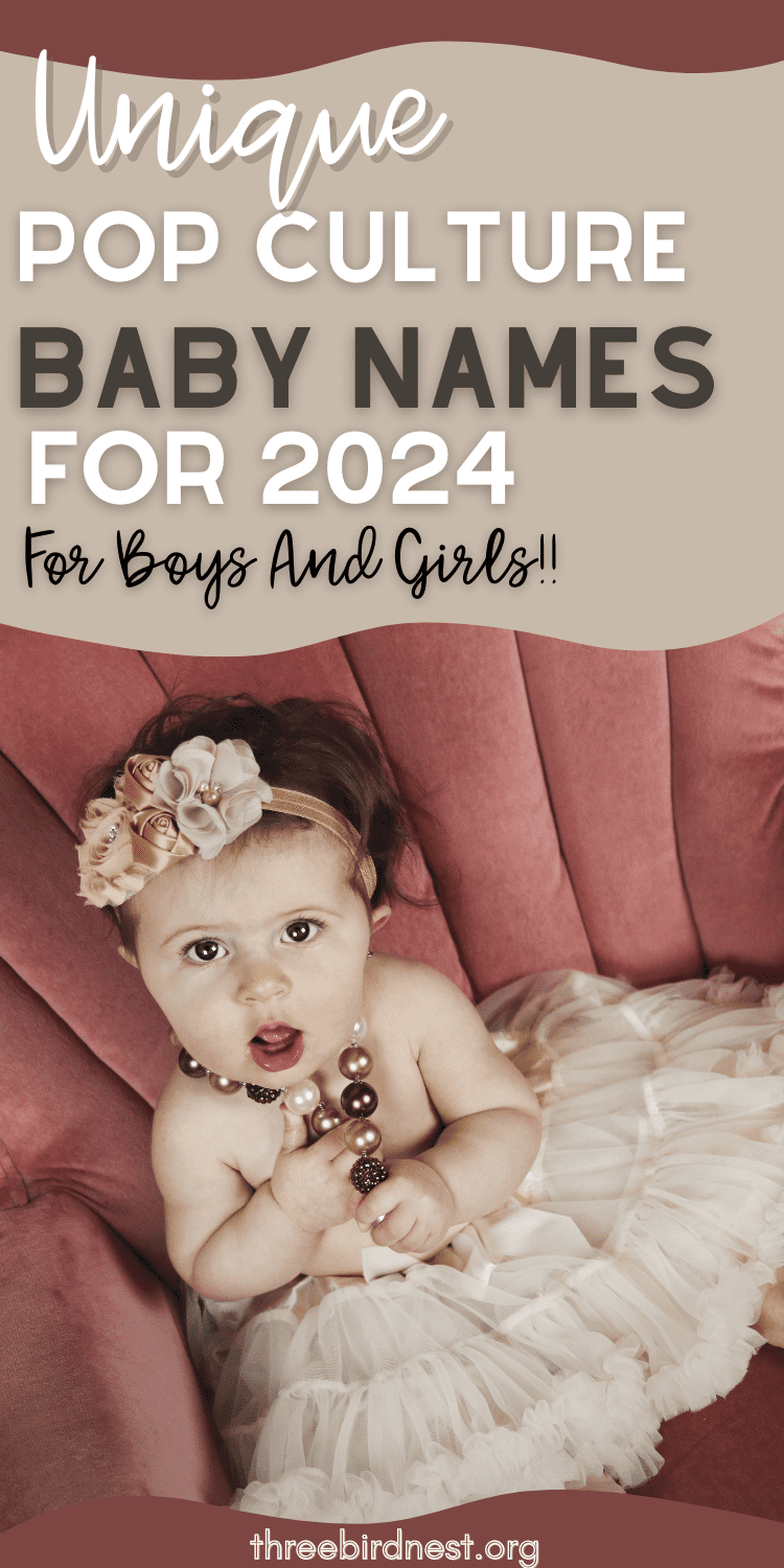 Pop Culture Baby Names for 2024