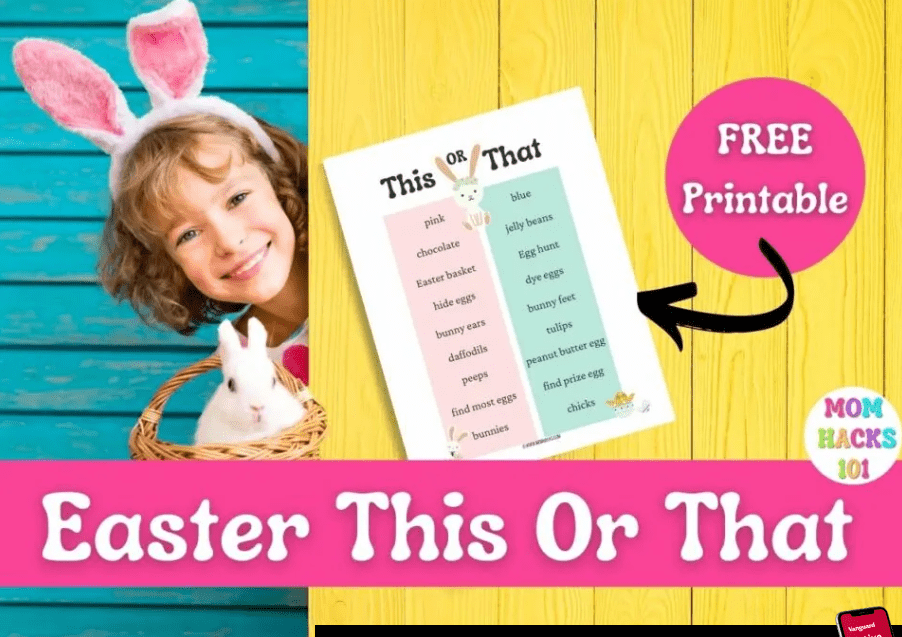 Easter questions printable