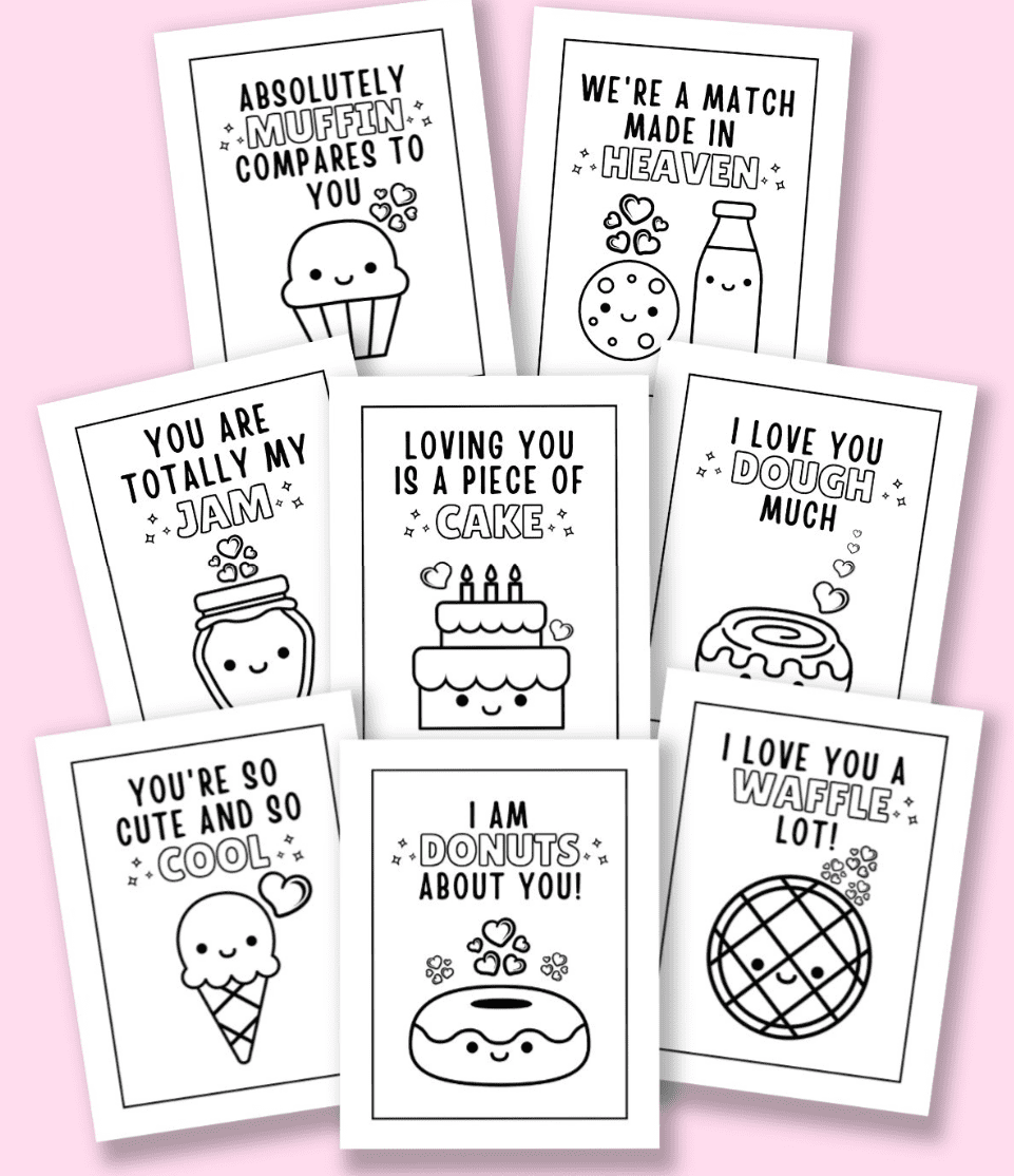 Valentine's day card= free Printables