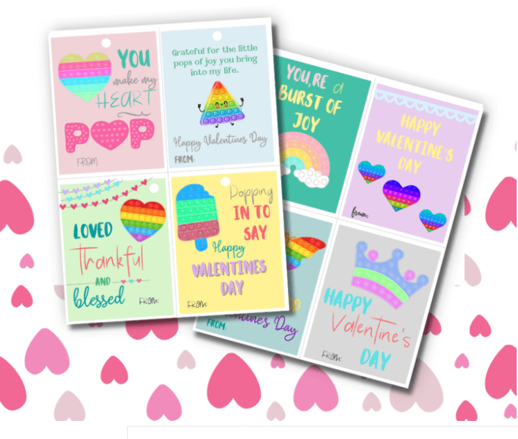 Valentine's day card= free Printables