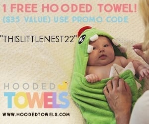 free hooded baby towel