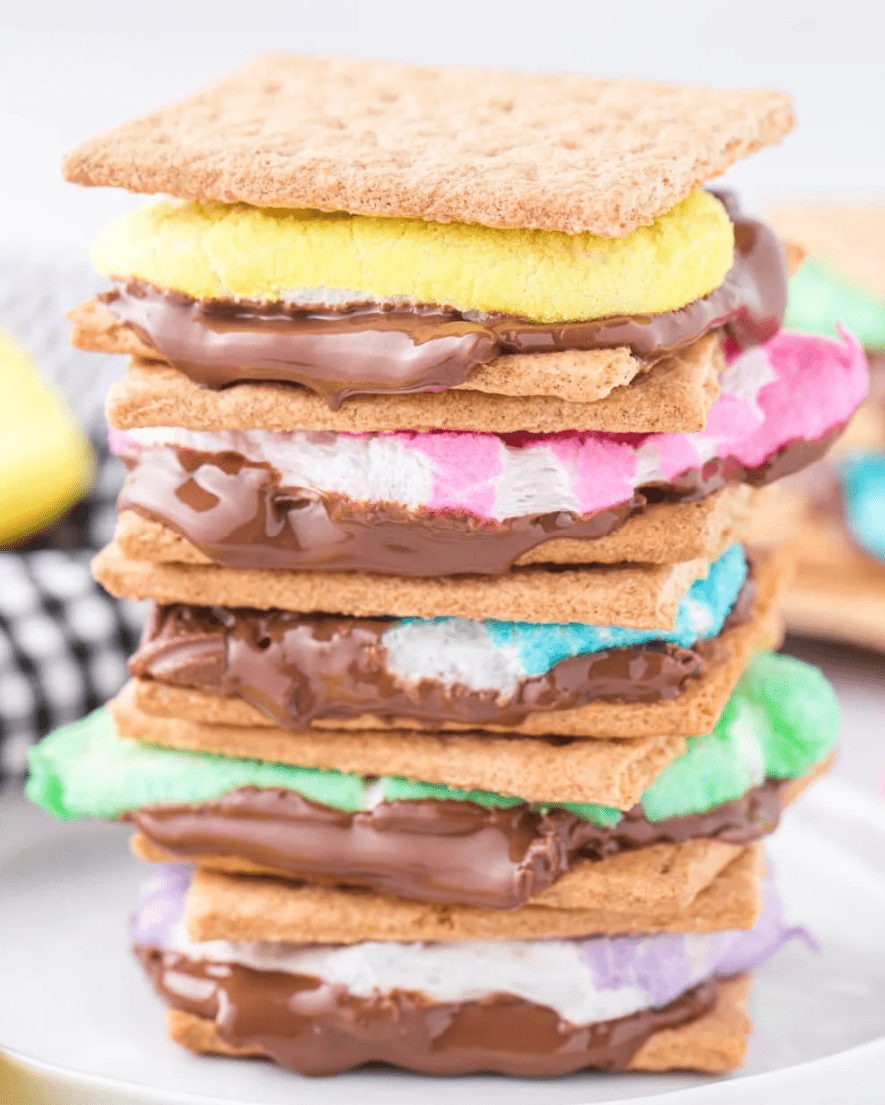 Peeps S’mores (Easy Easter Dessert)