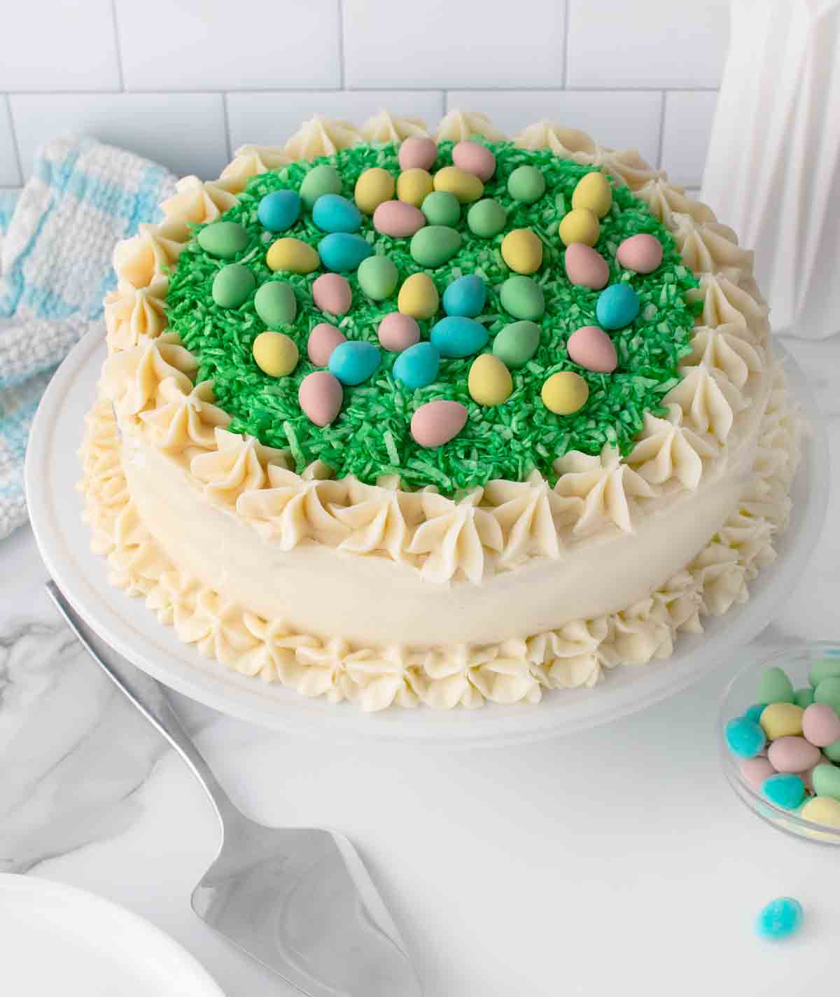 Coconut Easter Cake