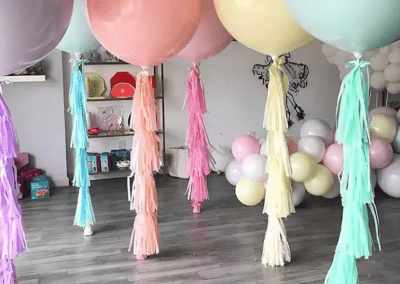 Rainbow themed first birthday party ideas