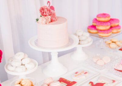 Flamingo themed birthday party