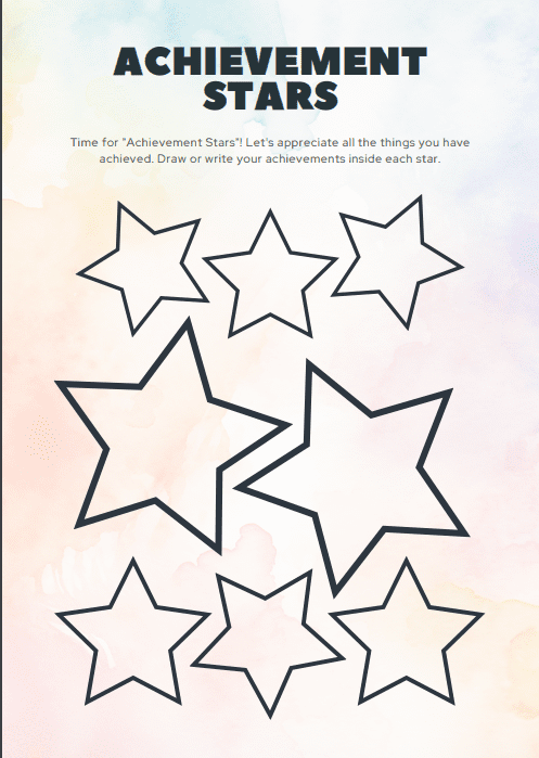 Free 5 page self love printable for kids