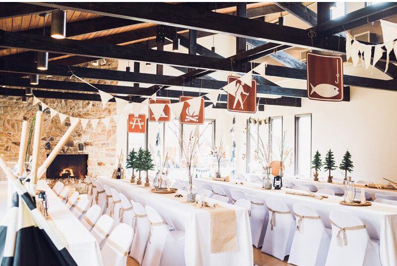 Summer camp birthday party theme