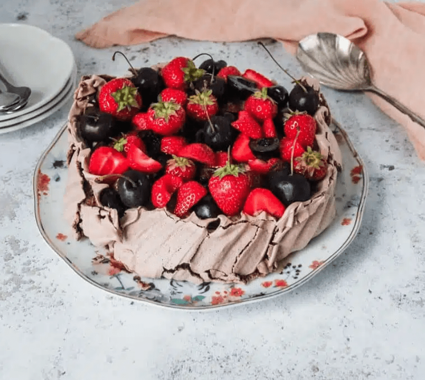 Chocolate Pavlova