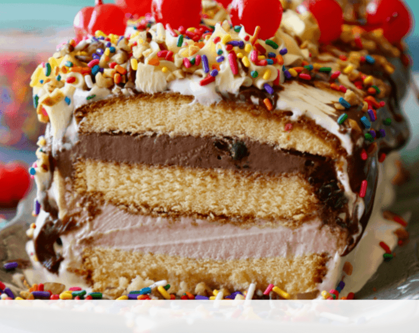  No Bake Ice Cream Cake - Princess Pinky 