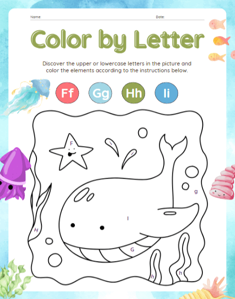 under the sea printable worksheets for free