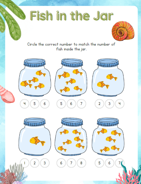 under the sea printable worksheets for free