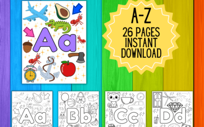 Coloring The Alphabet Activity Pages-Engaging Alphabet Activities for Early Learners