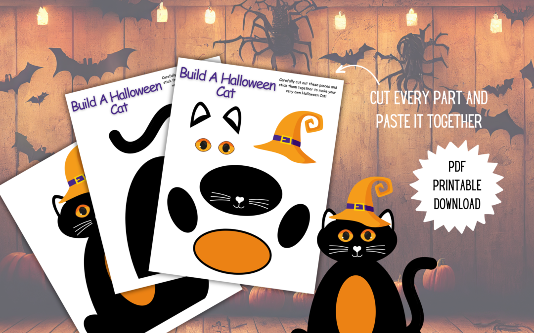 black cat free halloween printable