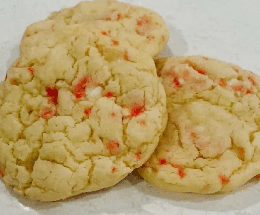 Candy Cane Cake Mix Christmas Cookies -