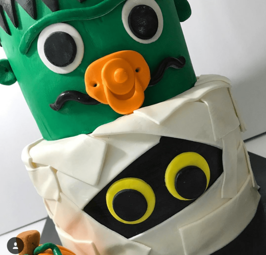 Halloween baby shower ideas, Frankenstein 