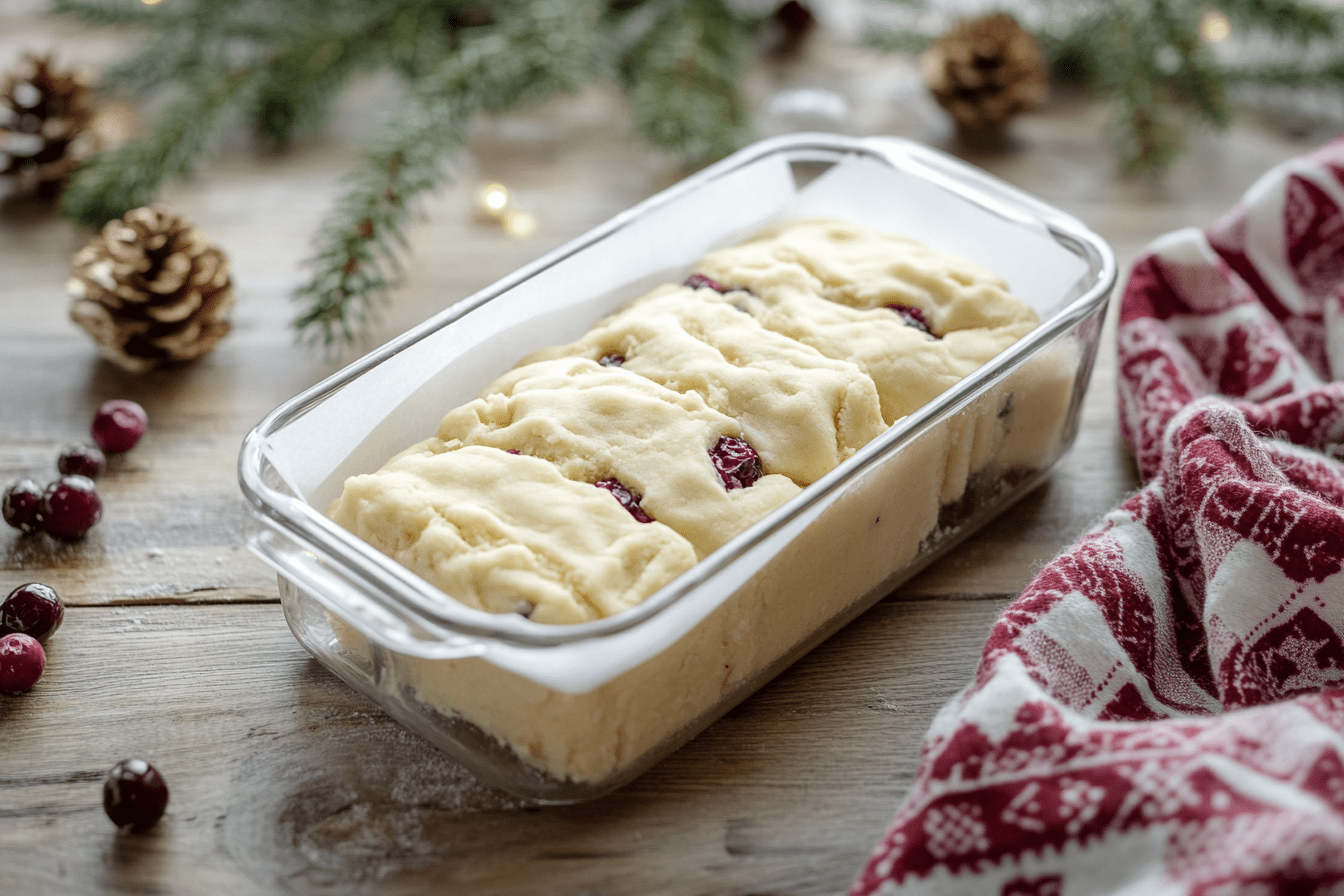 Cranberry Pound cake with Milk Chocolate